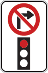 No right turn on Red Light